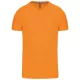 Kariban KA357 rövid ujjú férfi V-nyakú póló - orange szín