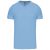 Kariban KA357 rövid ujjú férfi V-nyakú póló - sky blue szín