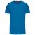 Kariban KA357 rövid ujjú férfi V-nyakú póló - tropical blue szín