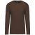 Kariban KA359 hosszú ujjú férfi póló - chocolate szín