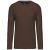 Kariban KA359 hosszú ujjú férfi póló - chocolate szín