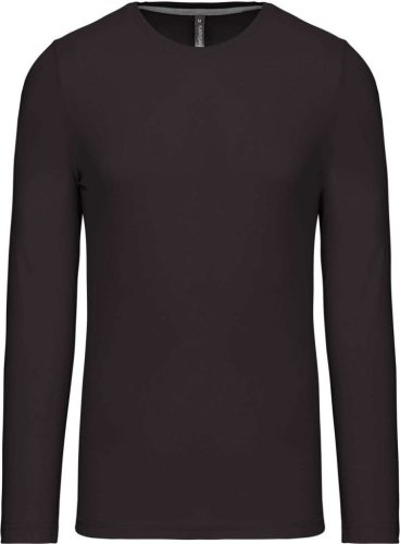 Kariban KA359 hosszú ujjú férfi póló - dark grey szín
