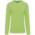 Kariban KA359 hosszú ujjú férfi póló - lime szín