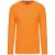 Kariban KA359 hosszú ujjú férfi póló - orange szín