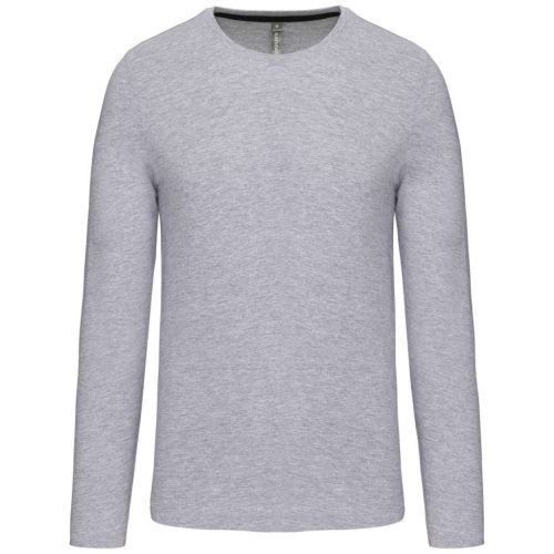 Kariban KA359 hosszú ujjú férfi póló - Oxford grey szín