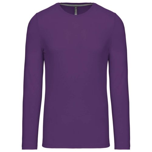 Kariban KA359 hosszú ujjú férfi póló - purple szín