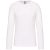 Kariban KA359 hosszú ujjú férfi póló - white szín