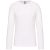Kariban KA359 hosszú ujjú férfi póló - white szín