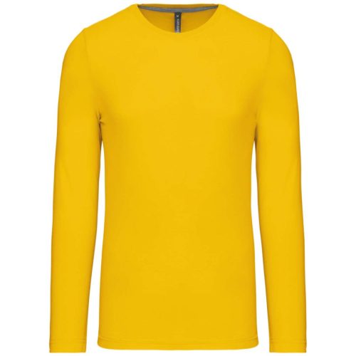 Kariban KA359 hosszú ujjú férfi póló - yellow szín