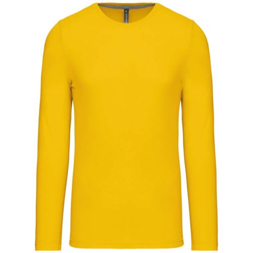 Kariban KA359 hosszú ujjú férfi póló - yellow szín
