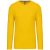 Kariban KA359 hosszú ujjú férfi póló - yellow szín