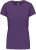 Kariban KA380 rövid ujjú női póló - purple szín