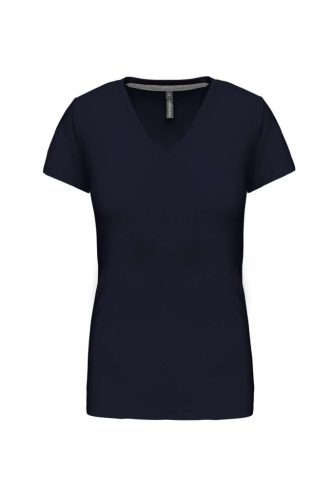 Kariban KA381 V-nyakú női póló - navy szín