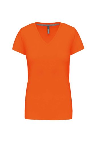 Kariban KA381 V-nyakú női póló - orange szín