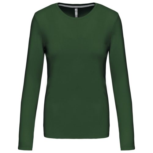 Kariban KA383 női hosszú ujjú póló - forest green szín