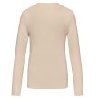 Kariban KA383 női hosszú ujjú póló - light sand szín