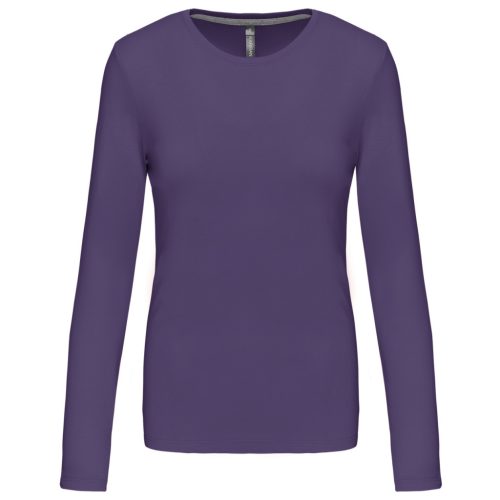 Kariban KA383 női hosszú ujjú póló - purple szín