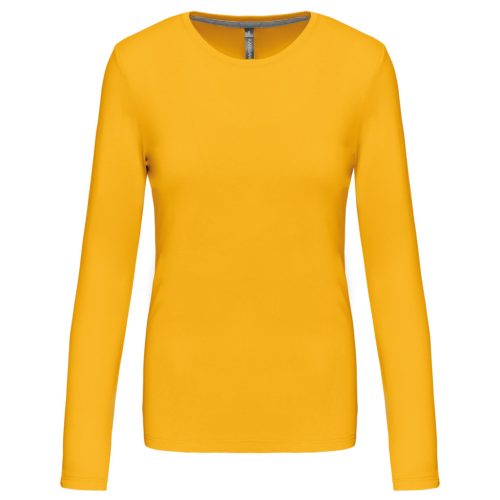 Kariban KA383 női hosszú ujjú póló - yellow szín