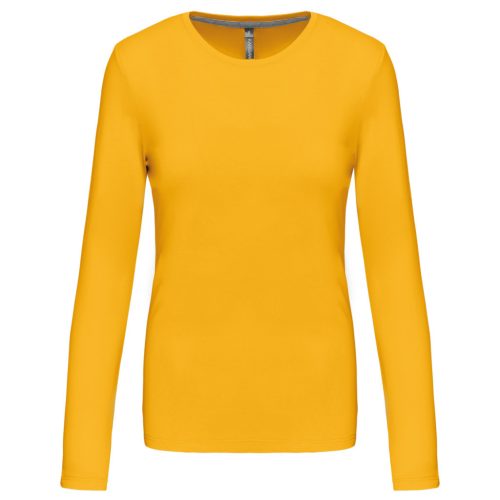 Kariban KA383 női hosszú ujjú póló - yellow szín