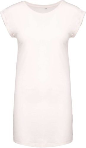 Kariban KA388 női hosszú pólóruha - off white szín