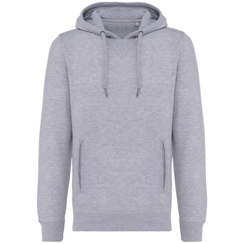 Kariban KA4009 organikus anyagú unisex kapucnis felső - Oxford grey szín