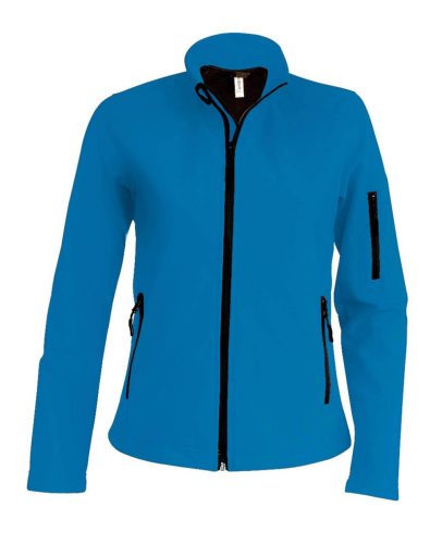 Kariban KA400 női softshell felső - aqua blue szín