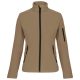 Kariban KA400 női softshell felső - camel szín