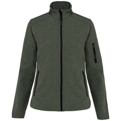 Kariban KA400 női softshell felső - marl green szín