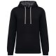 Kariban KA4013 unisex kontrasztos felső - black/mexican skull szín
