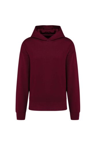 Kariban KA4018 unisex oversized kapucnis pulóver - wine szín