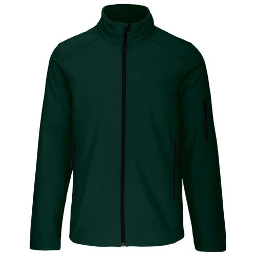 Kariban KA401 férfi softshell felső - bottle green szín