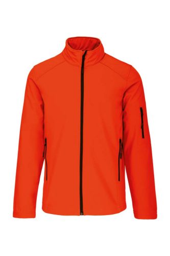 Kariban KA401 férfi softshell felső - fluorescent orange szín
