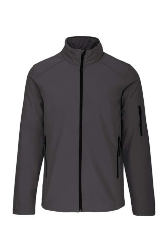 Kariban KA401 férfi softshell felső - titanium szín