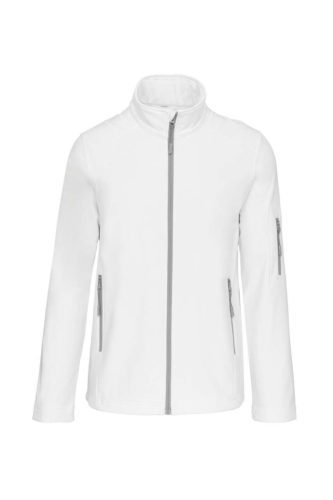 Kariban KA401 férfi softshell felső - white szín