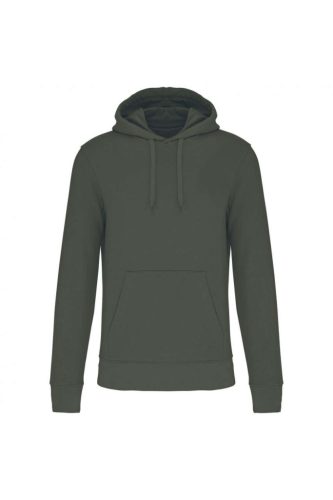 Kariban KA4027 férfi kapucnis felső - dark khaki szín