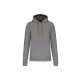 Kariban KA4027 férfi kapucnis felső - grey heather szín
