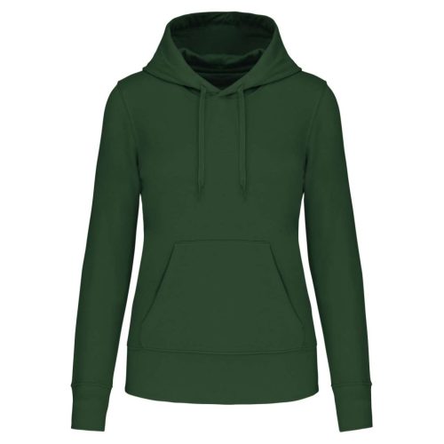 Kariban KA4028 női kapucnis felső - forest green szín