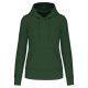 Kariban KA4028 női kapucnis felső - forest green szín