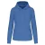 Kariban KA4028 női kapucnis felső - light royal blue szín