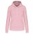 Kariban KA4028 női kapucnis felső - pale pink szín