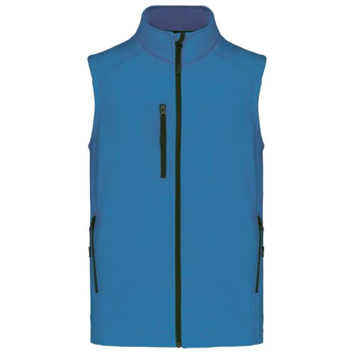 Kariban KA403 férfi softshell mellény - aqua blue szín