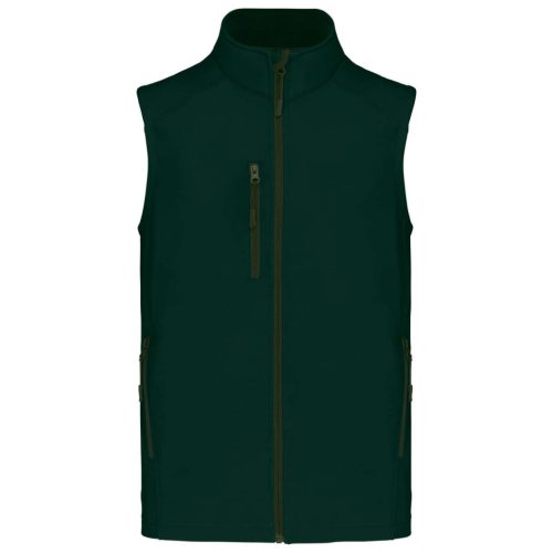 Kariban KA403 férfi softshell mellény - bottle green szín