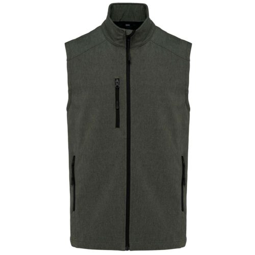 Kariban KA403 férfi softshell mellény - marl green szín