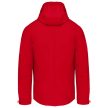 Kariban KA413 levehető kapucnis férfi softshell dzseki - red szín