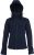 Kariban KA414 levehető kapucnis női softshell dzseki - navy szín