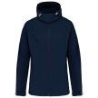 Kariban KA414 levehető kapucnis női softshell dzseki - navy szín