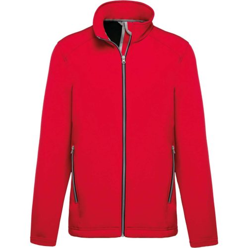 Kariban KA424 férfi softshell felső - red szín