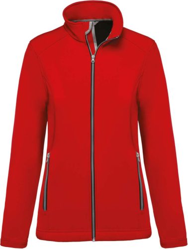 Kariban KA425 női softshell felső - red szín