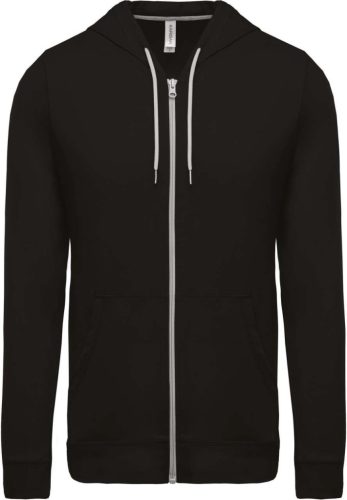 Kariban KA438 unisex kapucnis pulóver - black szín