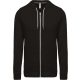 Kariban KA438 unisex kapucnis pulóver - black szín